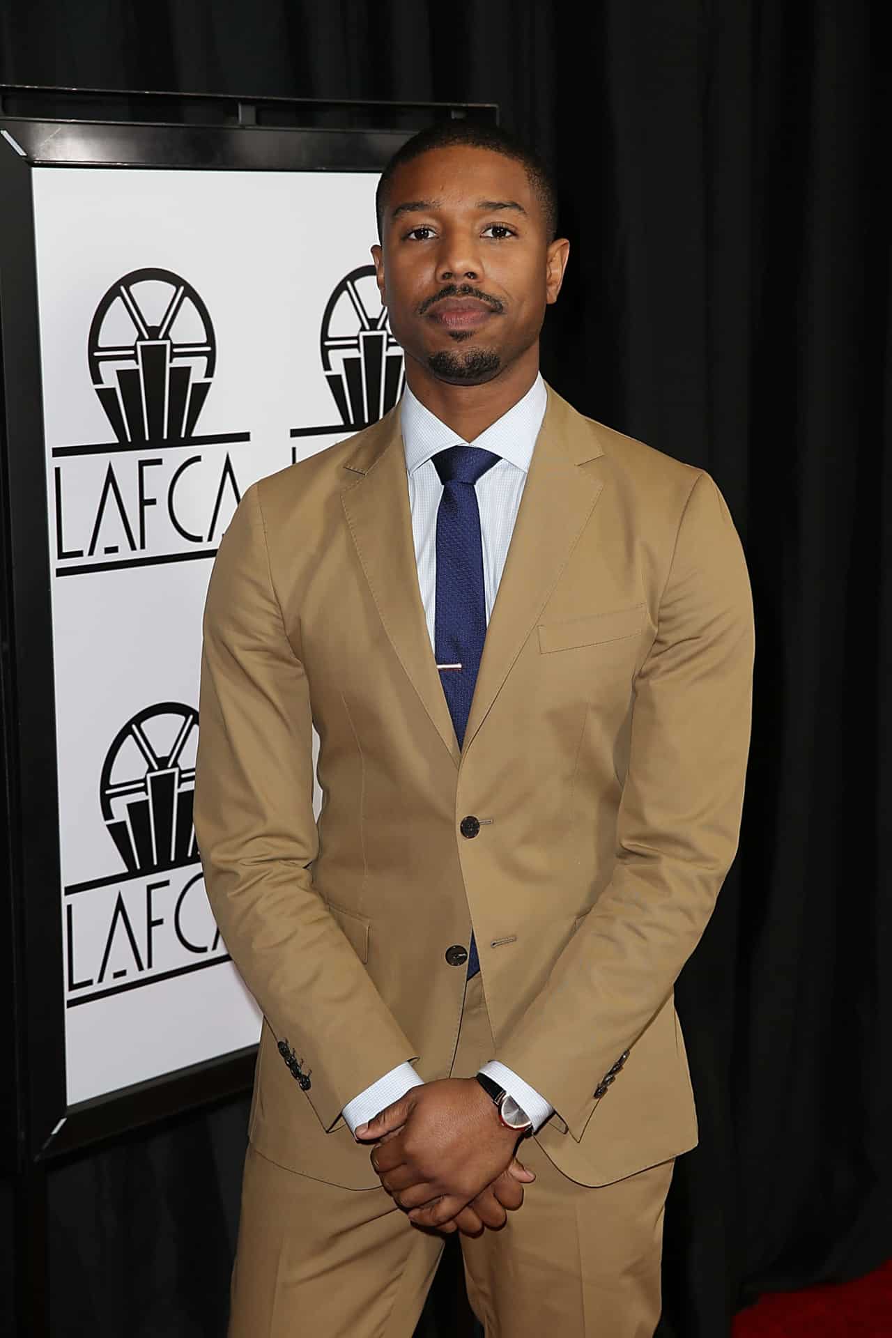 CENTURY CITY, CA - JANUARY 09:  Michael B. Jordan arrives at the 40th Annual Los Angeles Film Critics Association Awards at InterContinental Hotel on January 9, 2016 in Century City, California.  (Photo by Joe Scarnici/Getty Images)