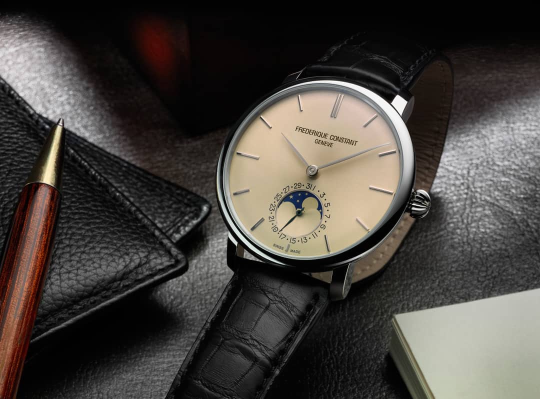 Frederique Constant presents the new Slimline Moonphase Manufacture