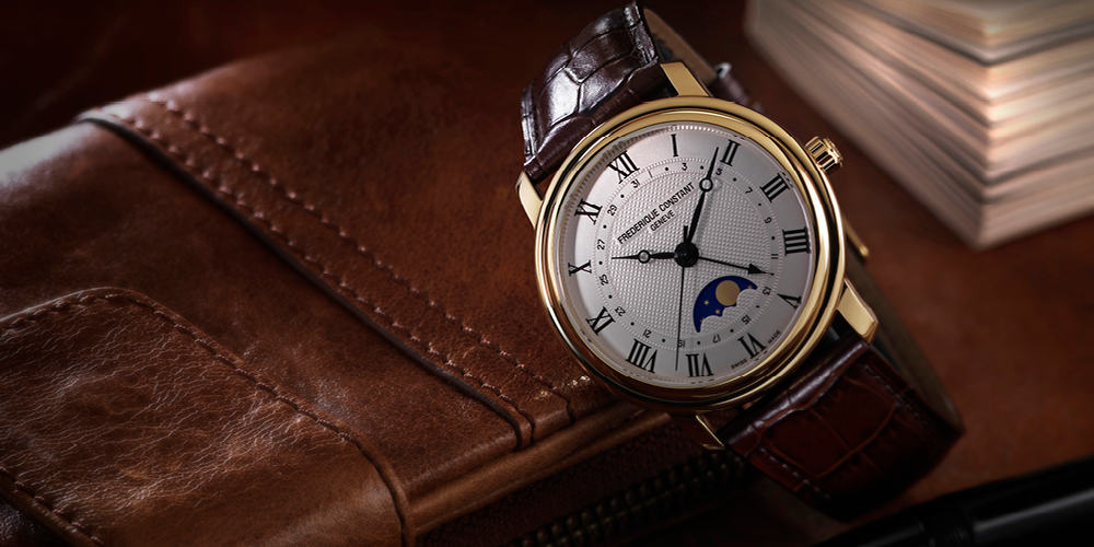 Frederique Constant’s “Accessible Luxury” premise translated into the new Classics Moonphase Automatic