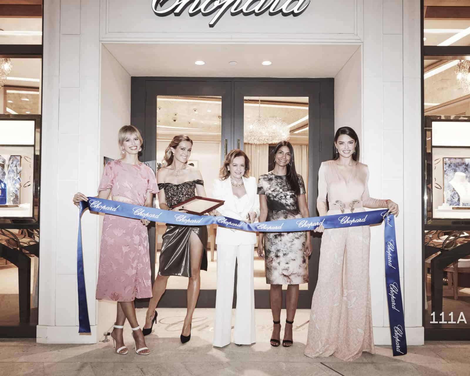 Chopard celebrates the grand opening of the Brickell City Centre boutique with supermodels Adriana Lima, Petra Nemcova and Karolina Kurkova
