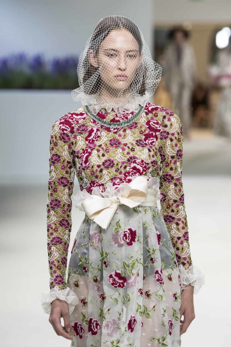 Giambattista Valli gives his Haute Couture creations a unique glow by ...