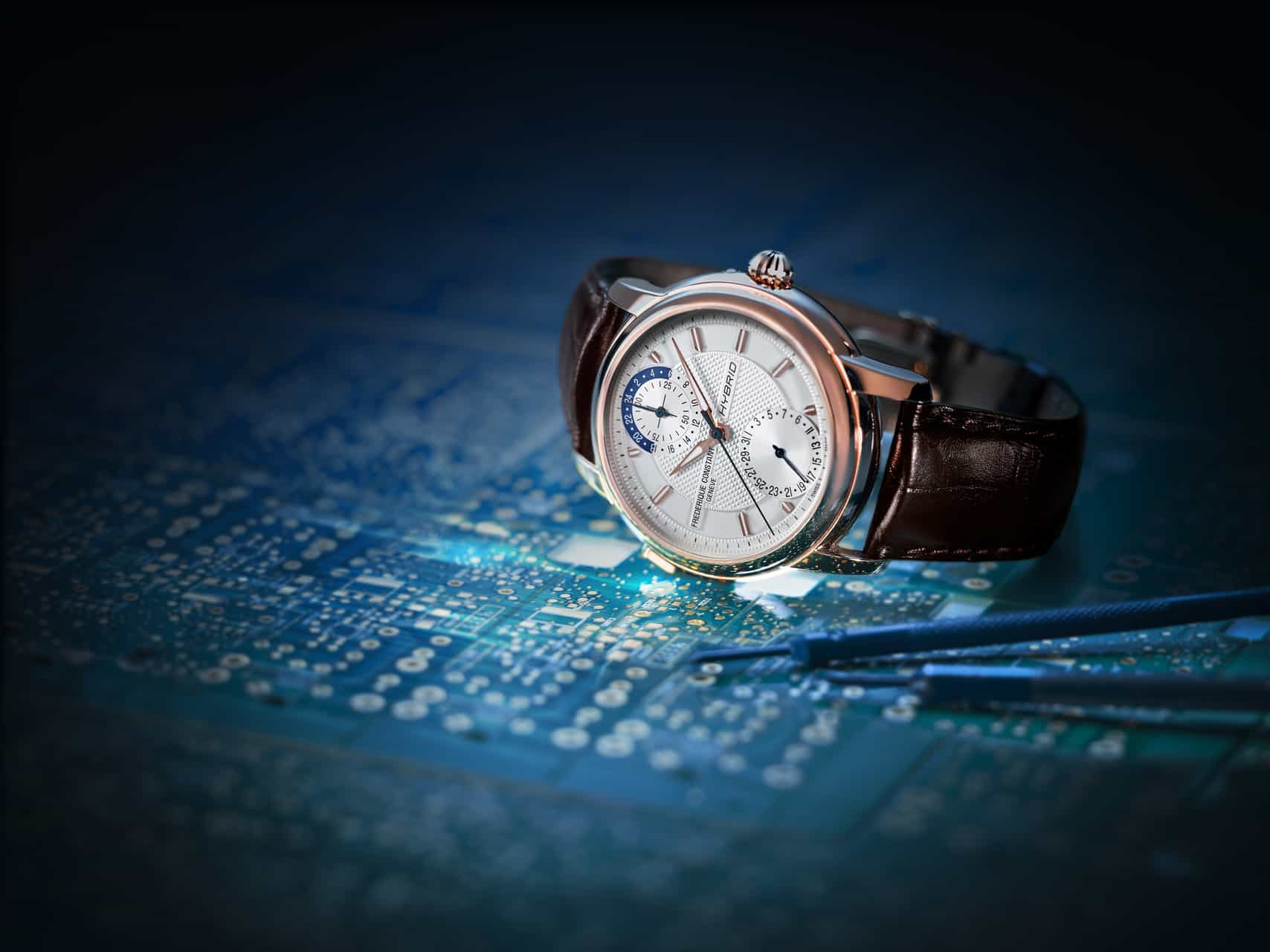 Frederique Constant adds new dial animations within its  Hybrid Manufacture collection