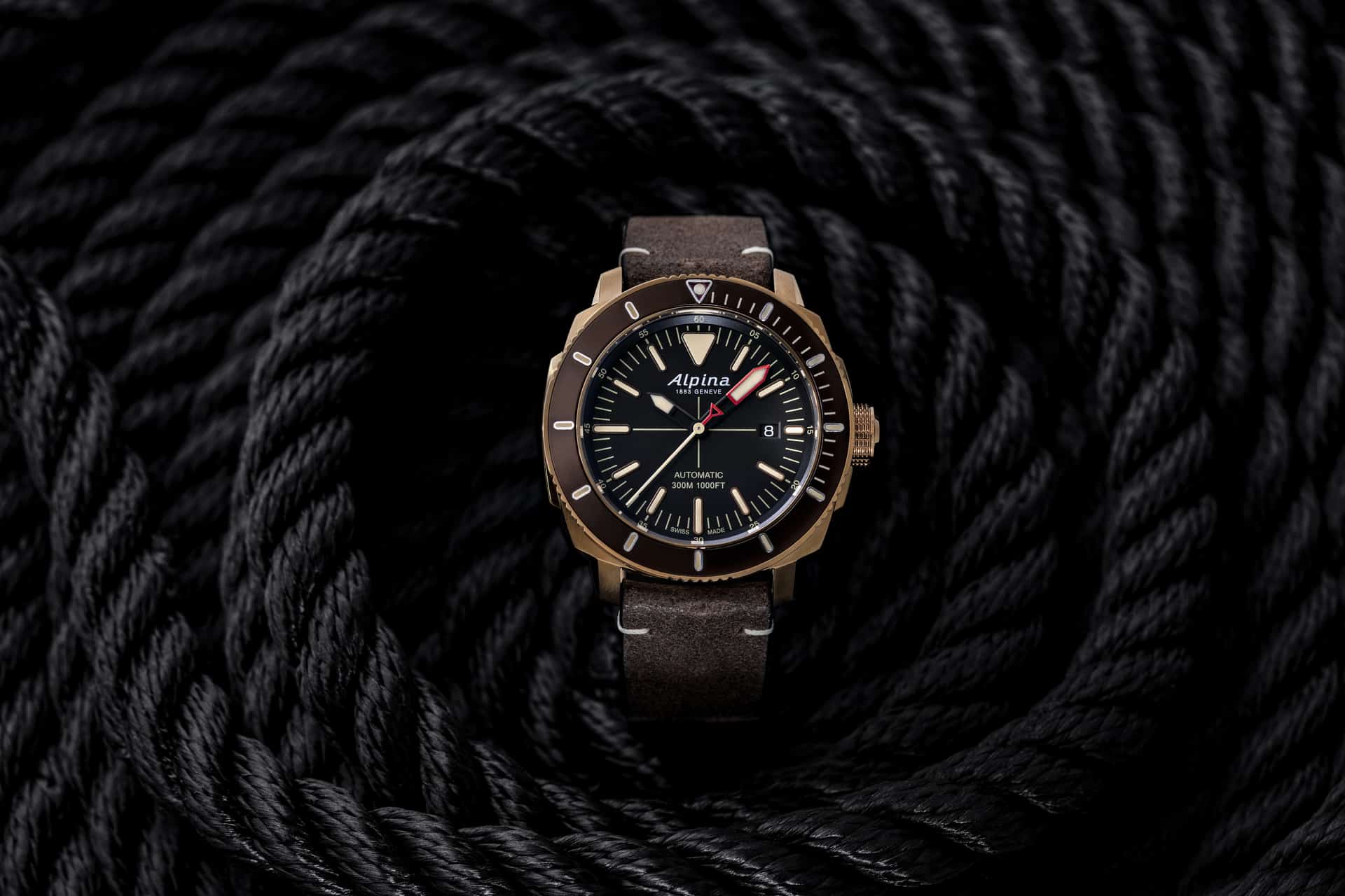 Alpina’s diving history goes on with the new Seastrong Diver 300